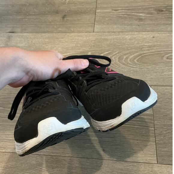 New Balance Womens Running Shoes 575 v2 US 10 41.5 Sneakers Black Pink Walking - Picture 6 of 8